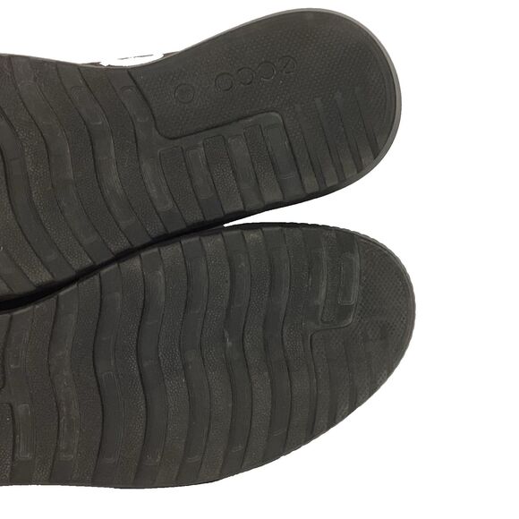 Ecco Fusion - Men's Sz 46(US 12-12.5) Brown Leather - Low Pull-On Sneakers - Picture 7 of 8